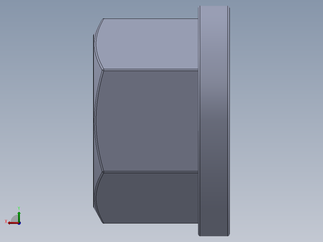 法兰螺母-58-FN.SLDPRT后视图