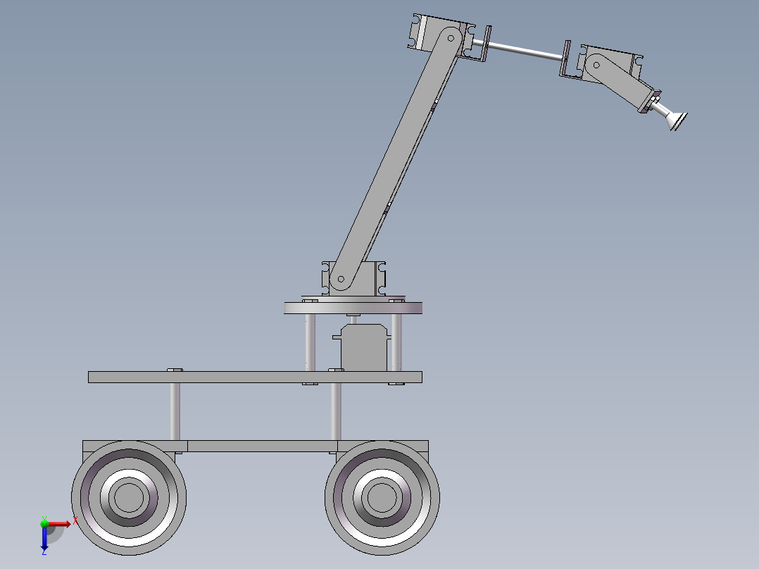 自动取料小车俯视图