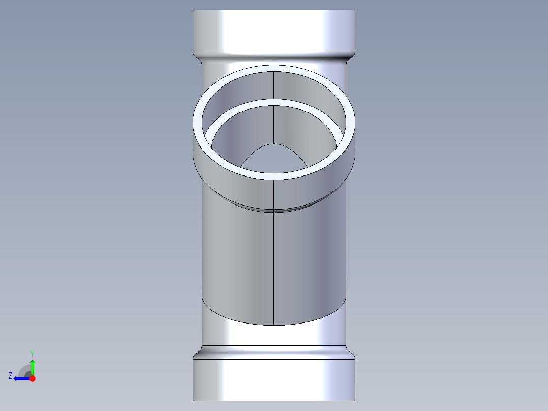 船舶管路系统S7_SeaDrainPLUS_DoubleWye-SxSxSxS_37E163503_3in Sea Drain Plus - Double Wye - SxSxSxS右视图