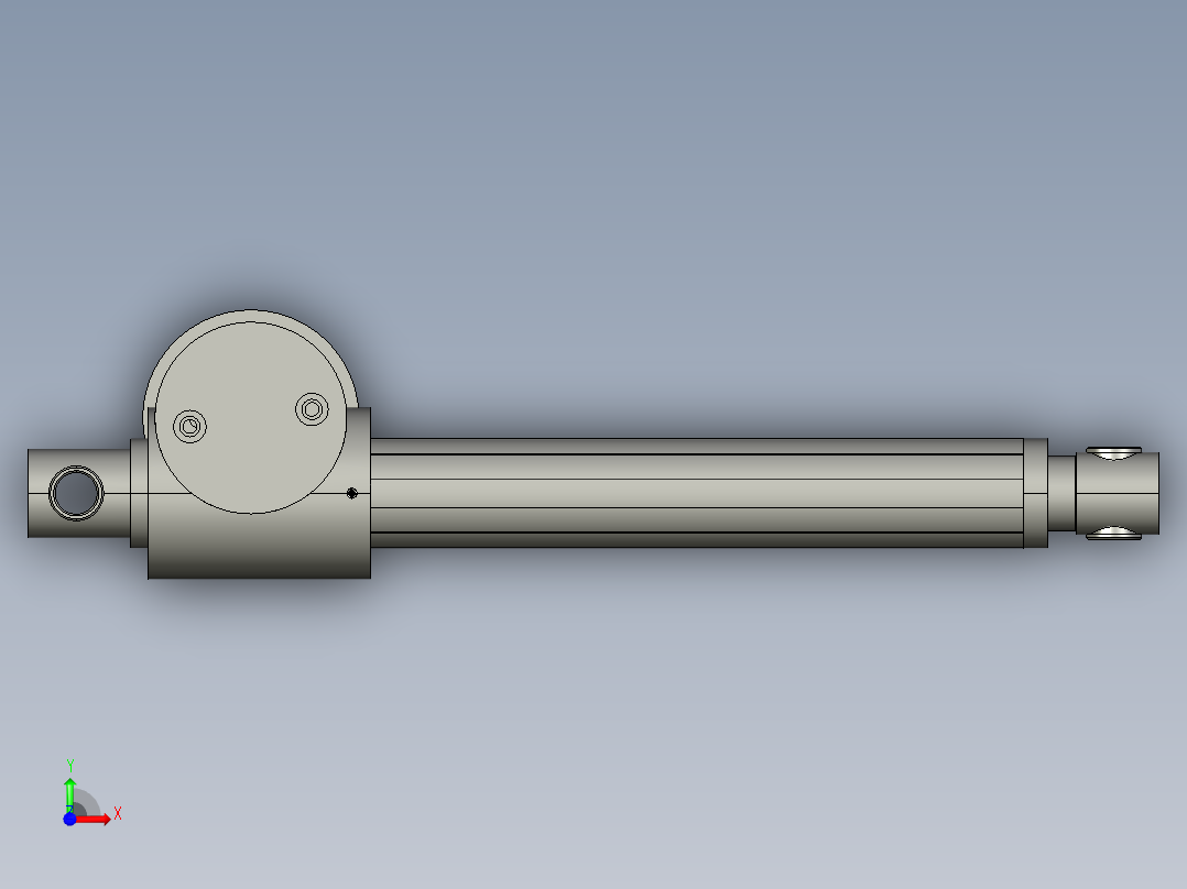 上银线性制动器LAM_STEP前视图