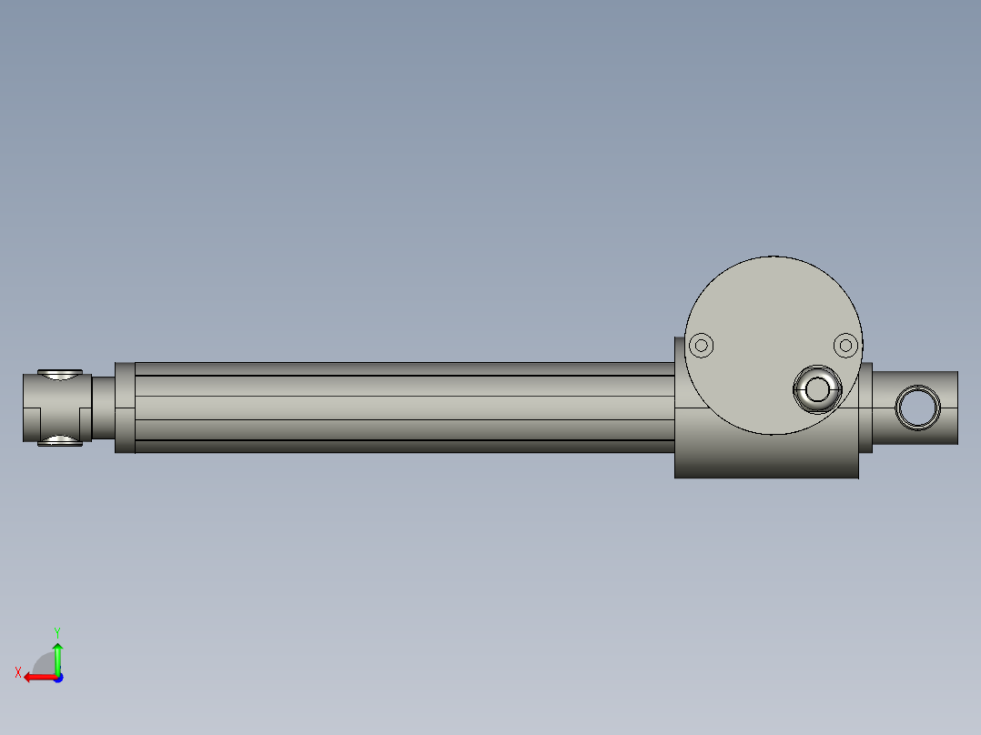 上银线性制动器LAM_STEP后视图