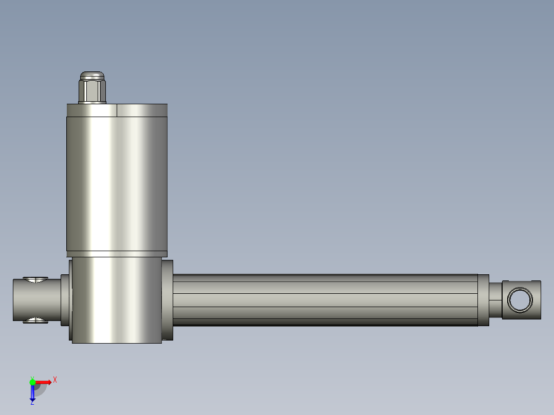 上银线性制动器LAM_STEP俯视图