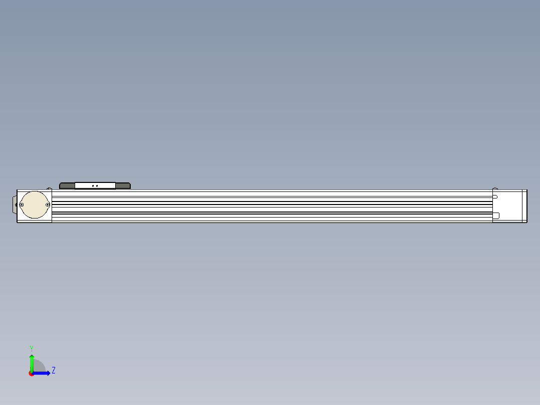 同步带滑台-欧规BC6-L120-S700-R-P40-D3左视图