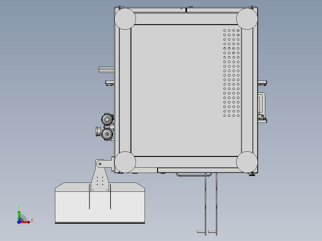 PCBA元件贴片机前视图