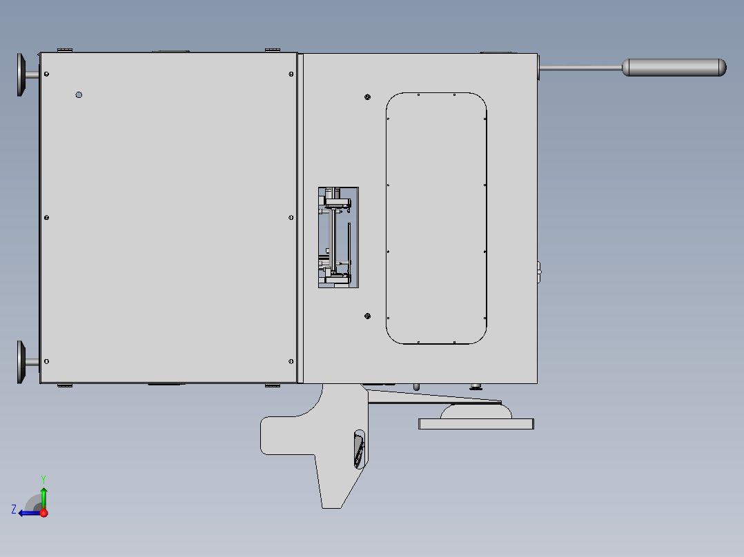 PCBA元件贴片机右视图