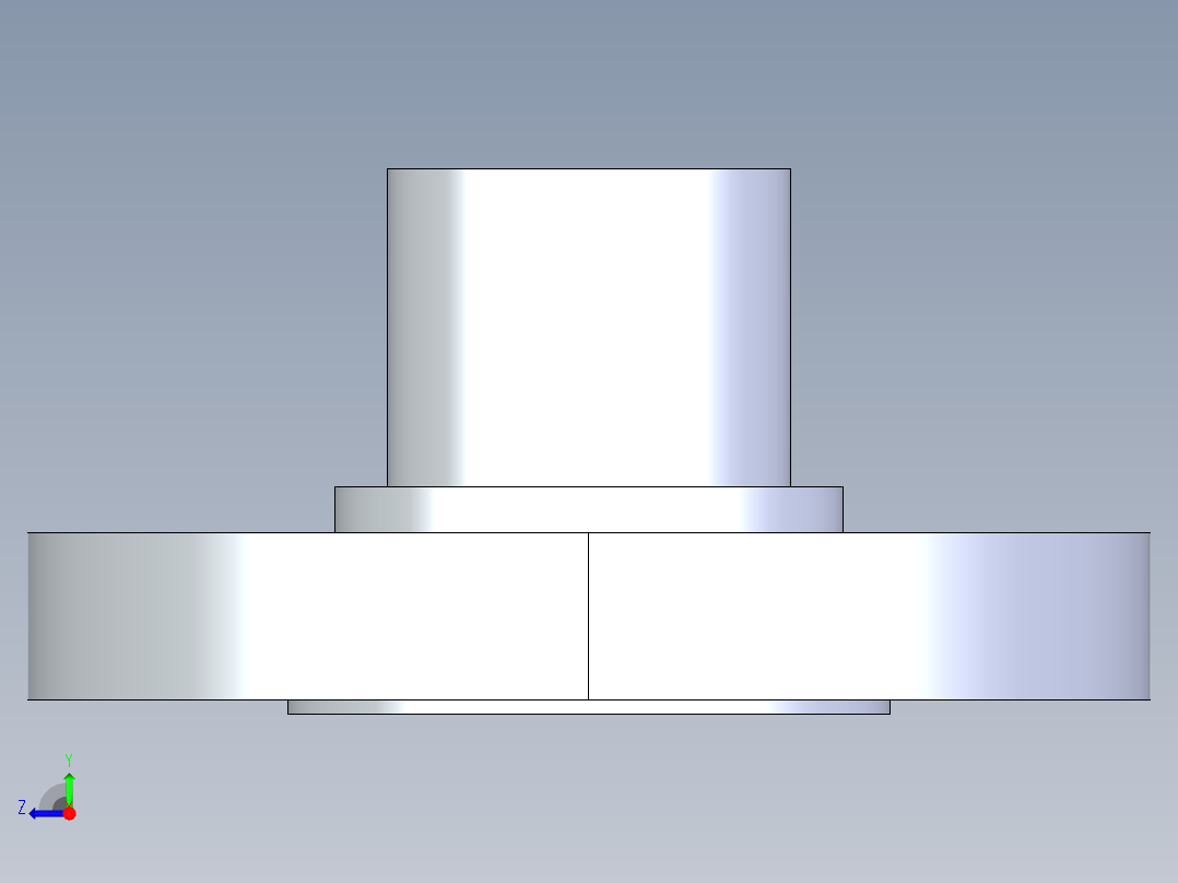 CPVC管件28-Sch80_Flange Vanstone_SPIG_9856-012_1.25in右视图