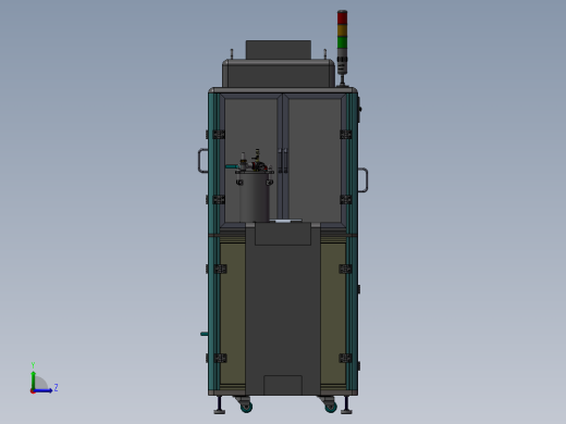眼睛镜片点胶烘烤流水线左视缩略图