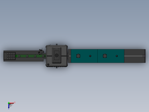 眼睛镜片点胶烘烤流水线俯视缩略图
