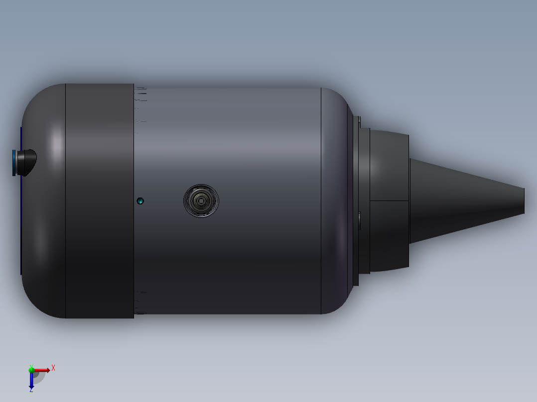 喷射引擎俯视图