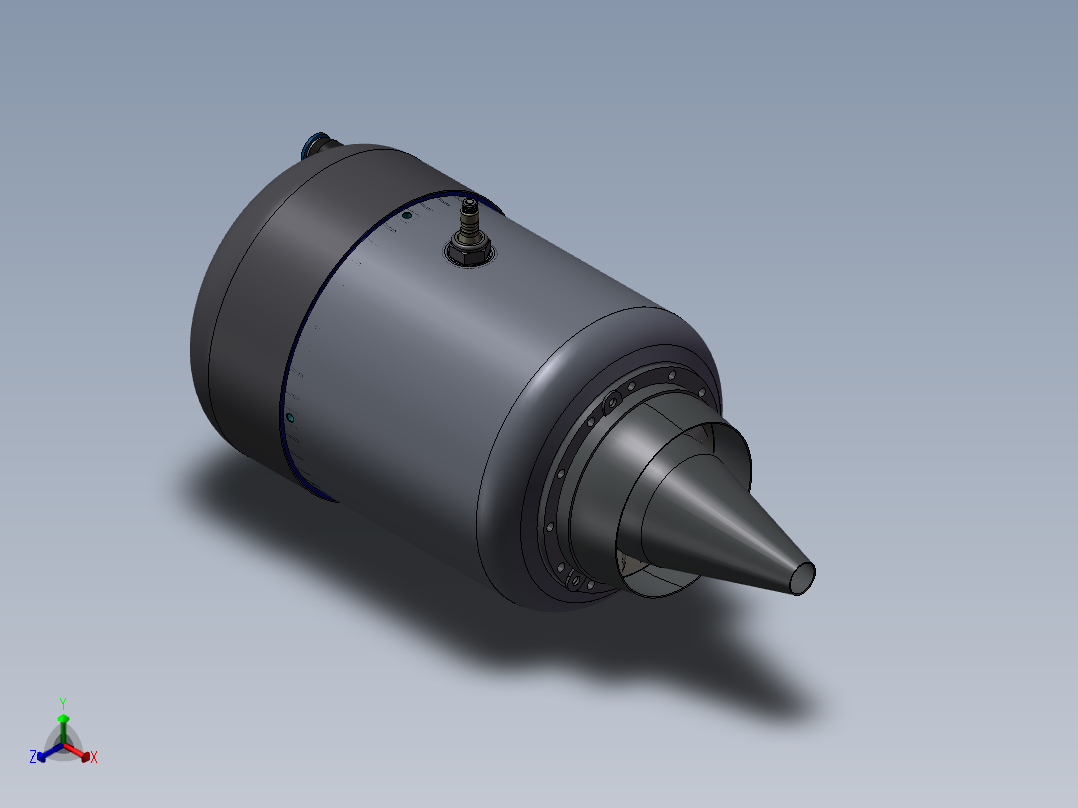 喷射引擎正等轴测图