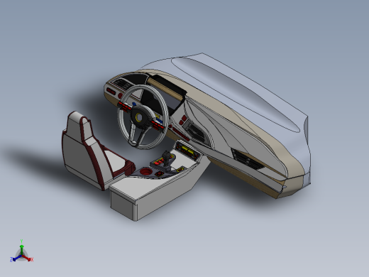 汽车内饰正等轴测缩略图