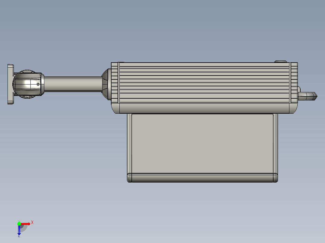 悬臂控制操控箱键盘支架-L3-垂直墙座-转角-固定底座-300-200俯视图