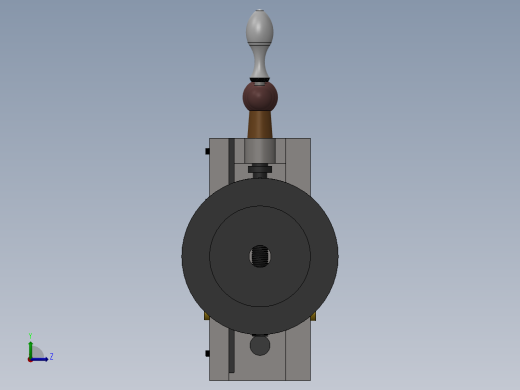 工具头的成型机左视缩略图