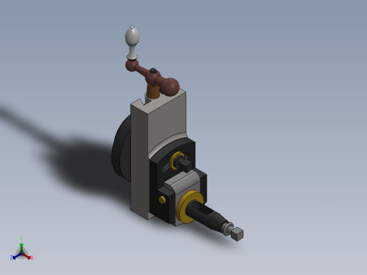 工具头的成型机正等轴测缩略图