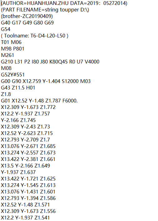 大尺寸电脑中框铣长槽CNC编程程序模型