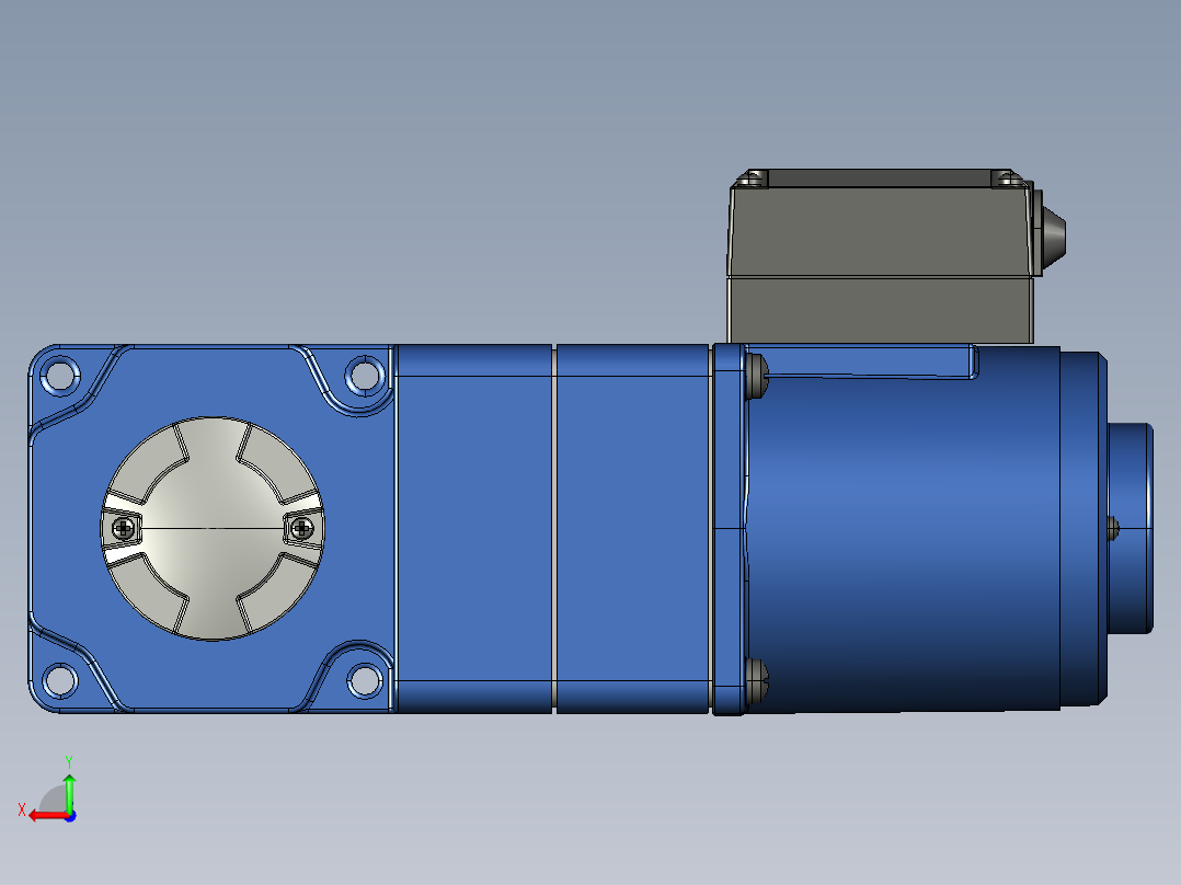 YT系列调速电机-25yt02-1800后视图