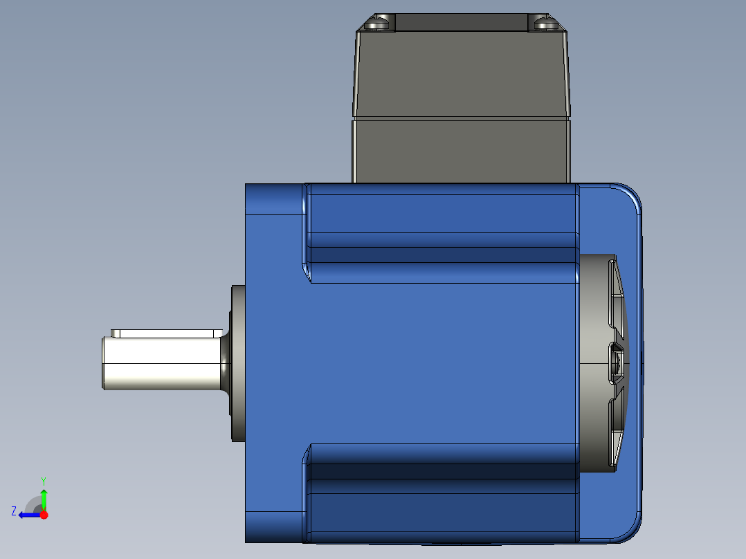 YT系列调速电机-25yt02-1800右视图