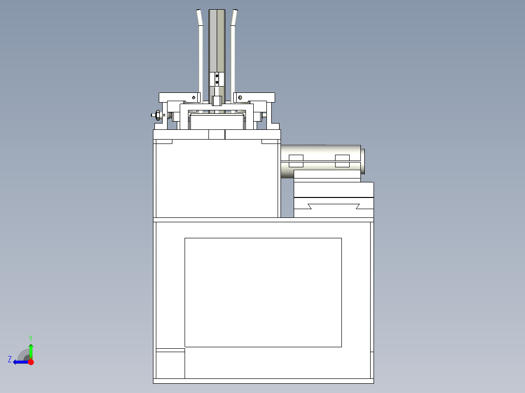 YG-YLCK 活塞环修口机右视图