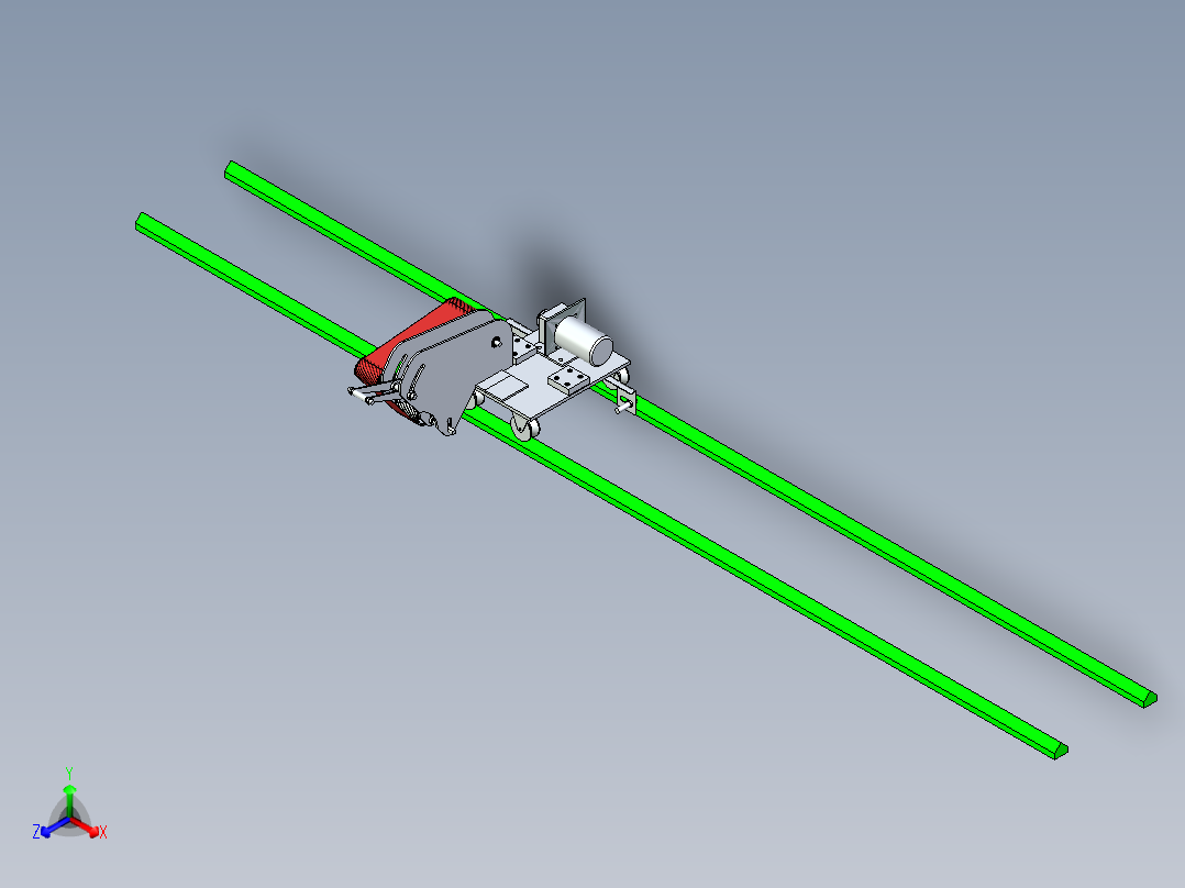 移动式砂带打磨机设计