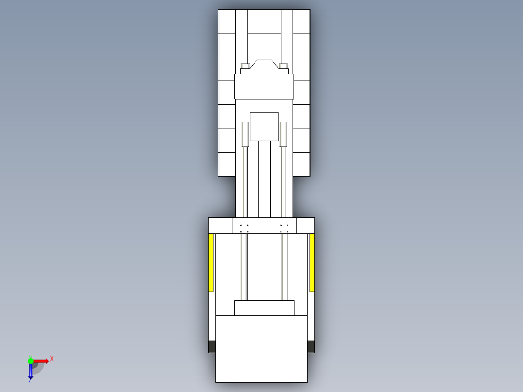 B2004322-T-WIN 4500 压机俯视图