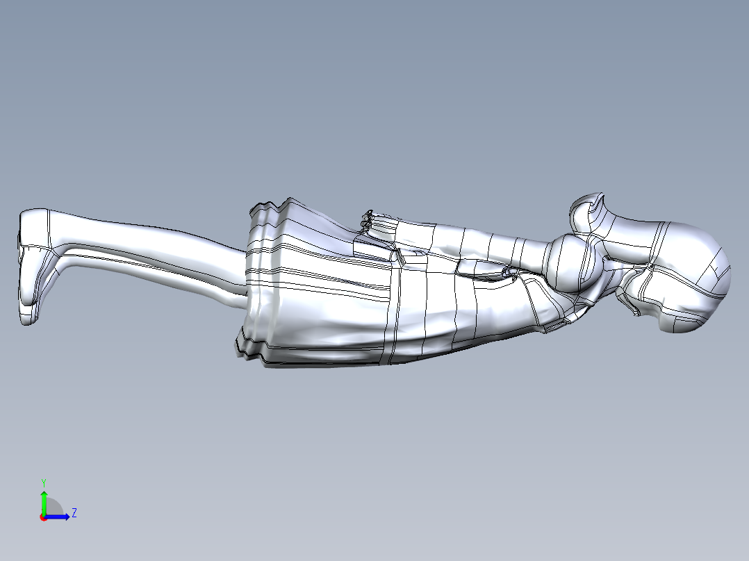 人体模型(105)左视图