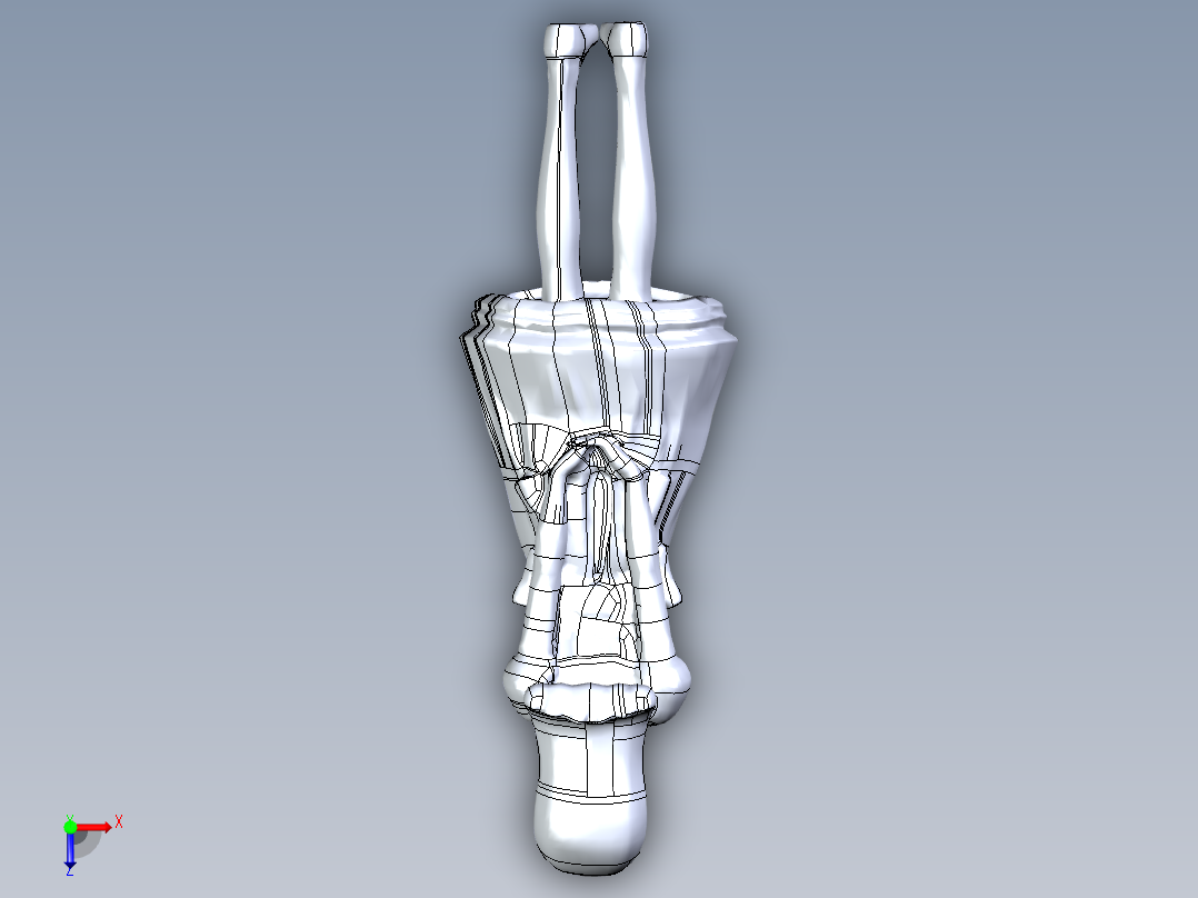人体模型(105)俯视图