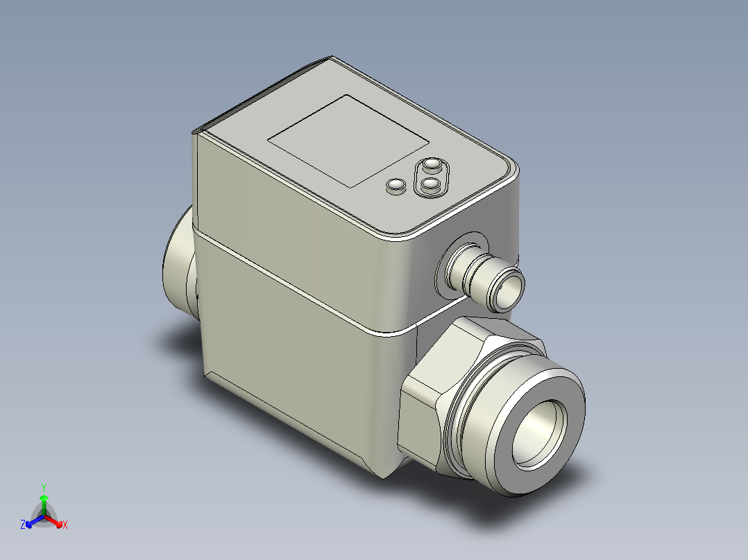 电磁流量计SM8120正等轴测图