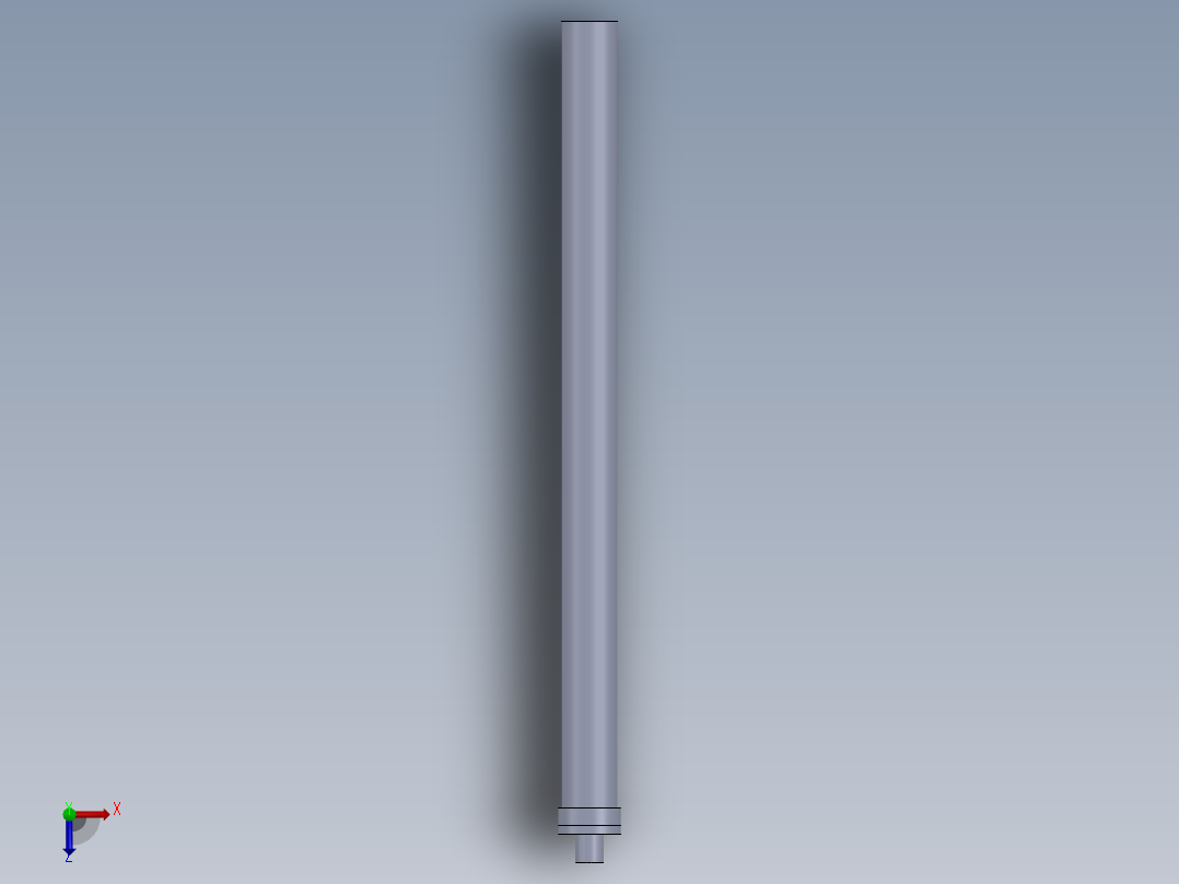 零件的一些设计（液压缸-无装配-带图纸）杆直径=100mm俯视图