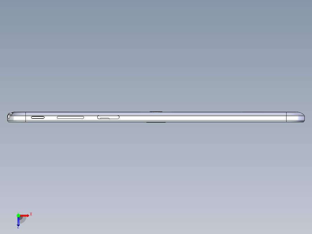 B2005265-三星 Galaxy Tab 4平板电脑俯视图