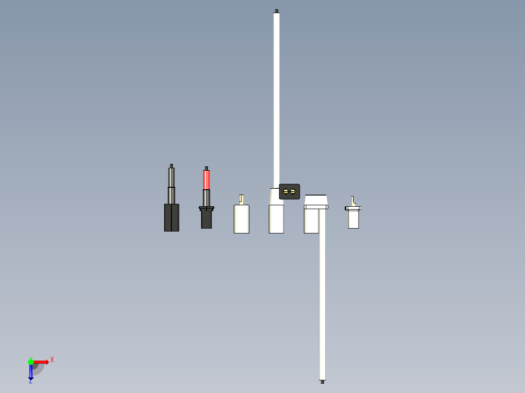 BetaFPV BT2.0和GNB A30连接器俯视图