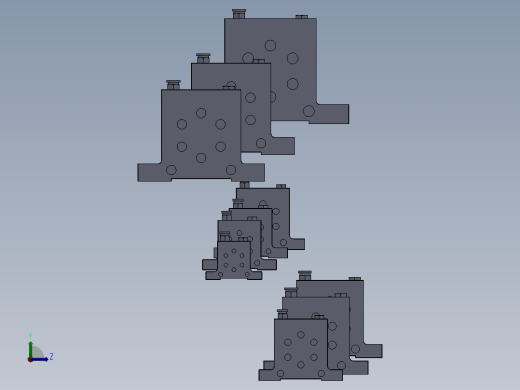 气动齿轮式振动器MF50左视缩略图