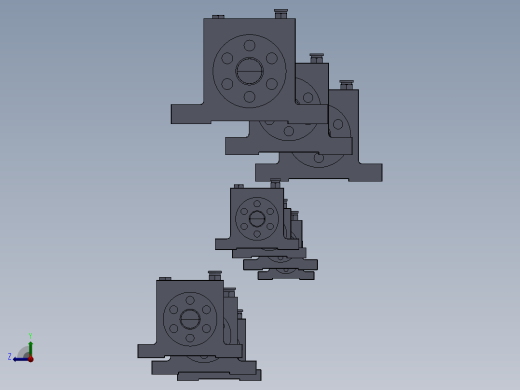 气动齿轮式振动器MF50右视缩略图