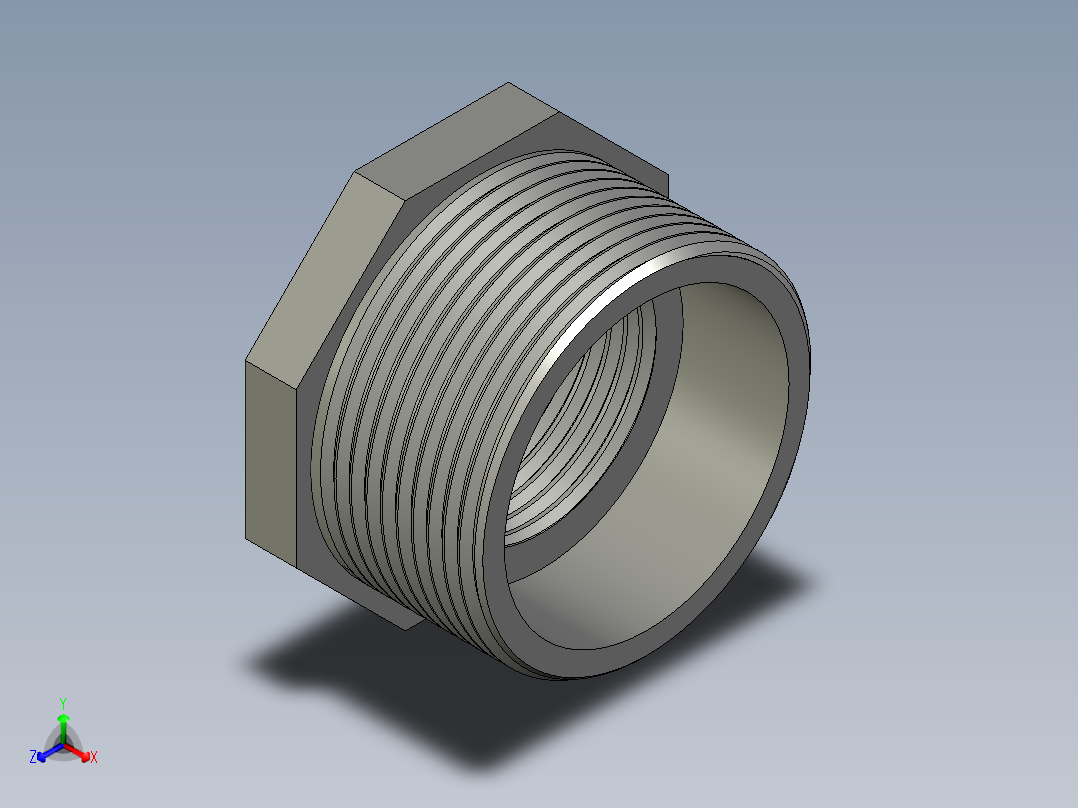 螺纹管转接头-内外丝异径 DN40-DN25