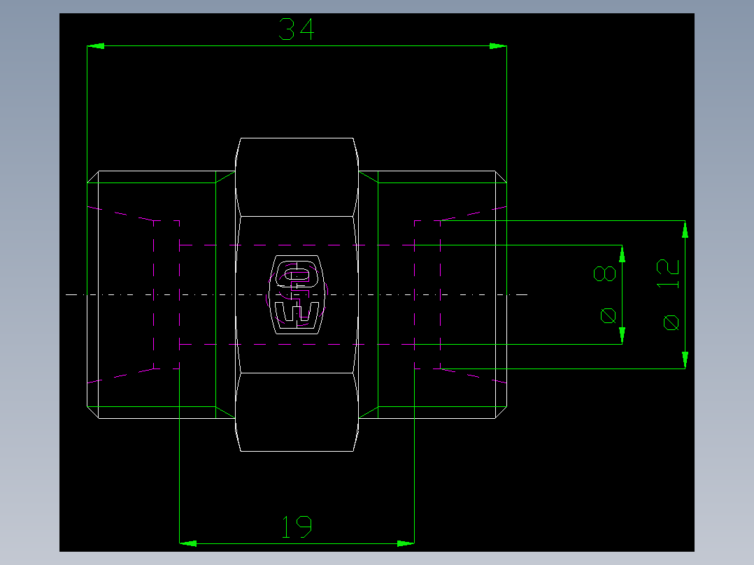 PARKER管接头EO Union G12SCFX_front