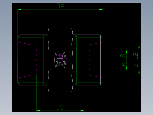 PARKER管接头EO Union G12SCFX_front