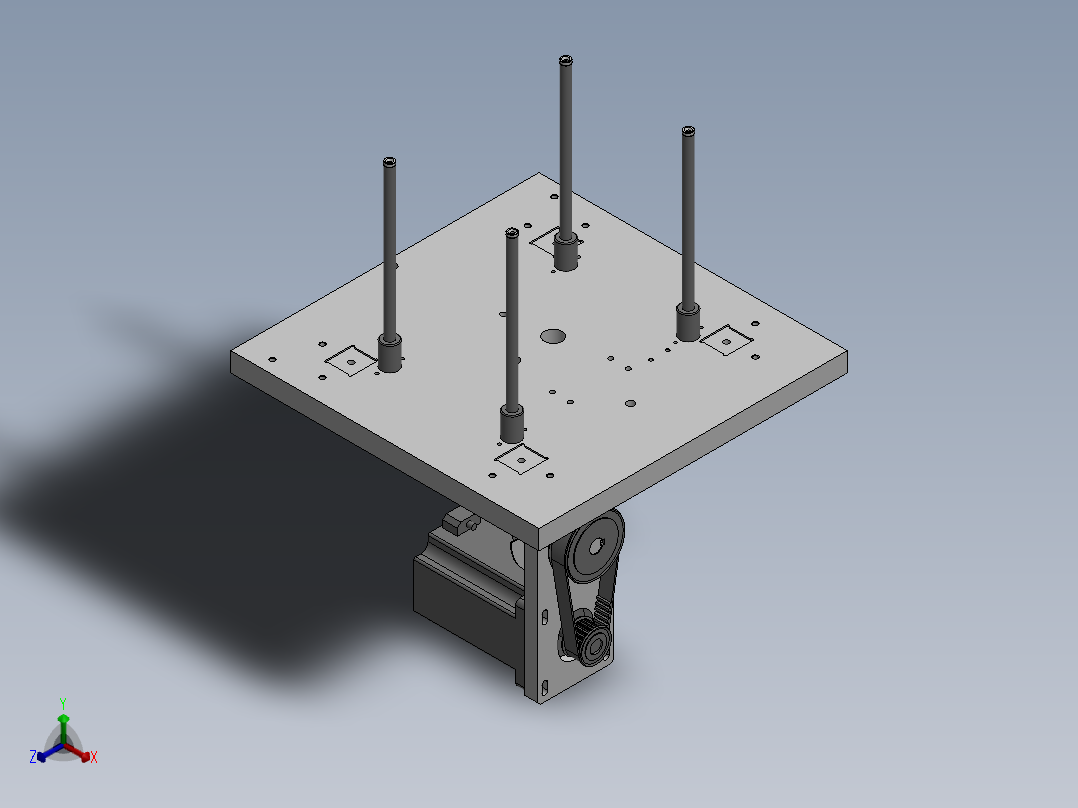 基于偏心轮的顶升机构