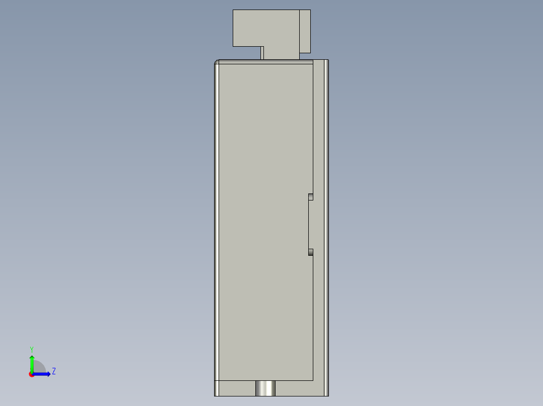 电控柜-101H000420步进电机驱动器DM542S左视图