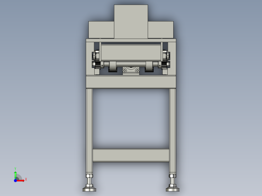 短圆棒料加热炉推钢机前视缩略图