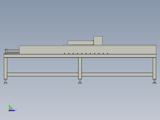 短圆棒料加热炉推钢机左视缩略图