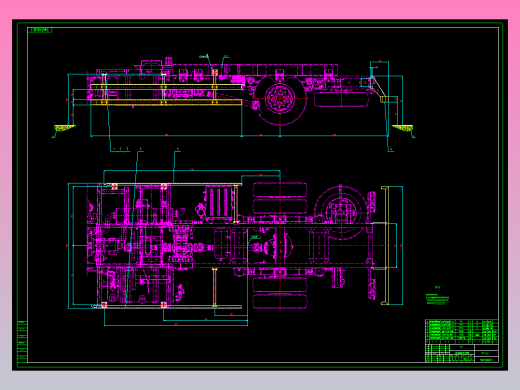 隧道清洗车防护栏总成由左前防护、右前防护、后防护等