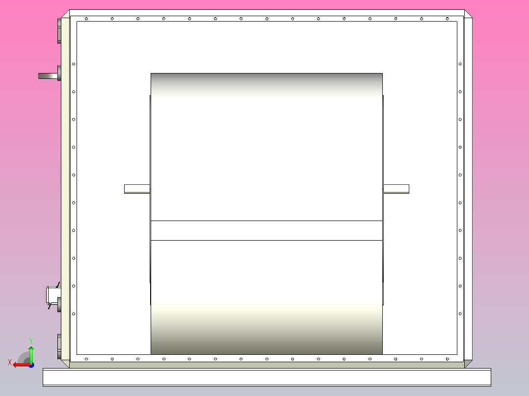 SAB-HTFC离心通风机(内置式）[HTFC(内置式)-40]后视图