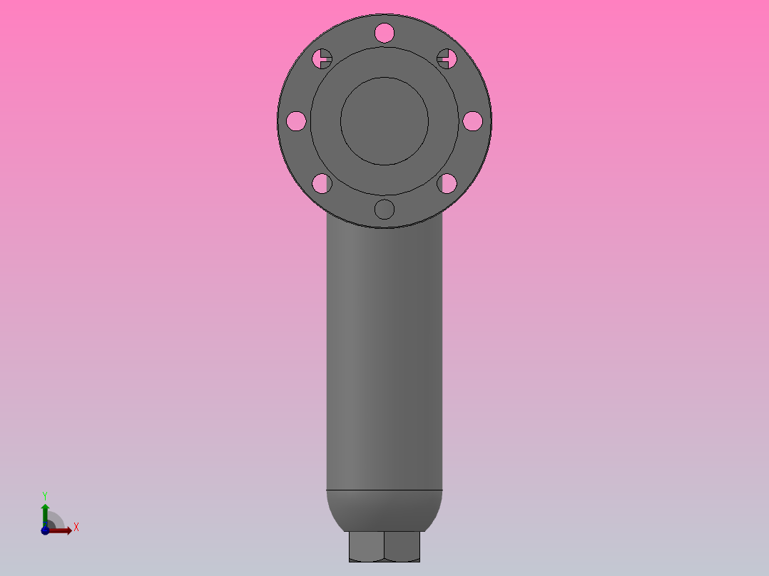 U型过滤器[U型过滤器]通径80前视图