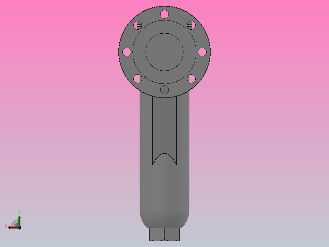 U型过滤器[U型过滤器]通径80后视图