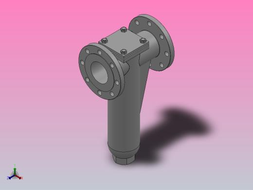 U型过滤器[U型过滤器]通径80正等轴测缩略图