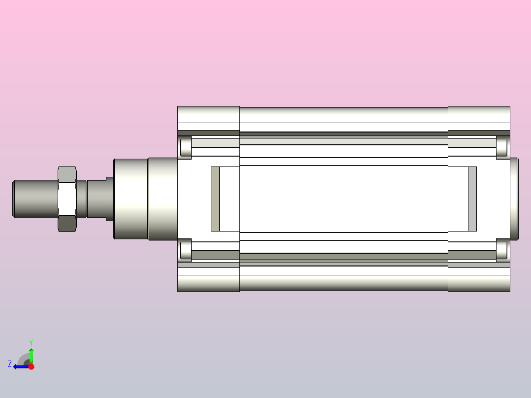 FESTO气缸DNC-125-80-PPV---_asm_0_右视图