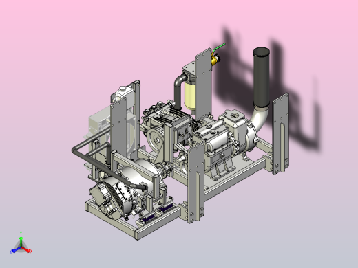 9吨高压清洗车上装动力总成