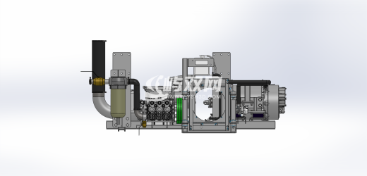 9吨高压清洗车上装动力总成缩略图