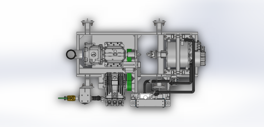 9吨高压清洗车上装动力总成缩略图