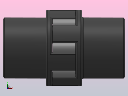 LM型梅花形弹性联轴器_LM1联轴器J112×32／Z18×30前视缩略图