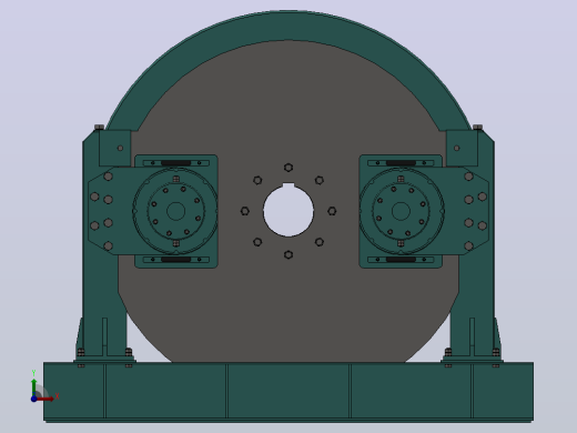 键连接液压盘式制动系统_HKPZ1800F100×2-Ⅲ-BH左视缩略图